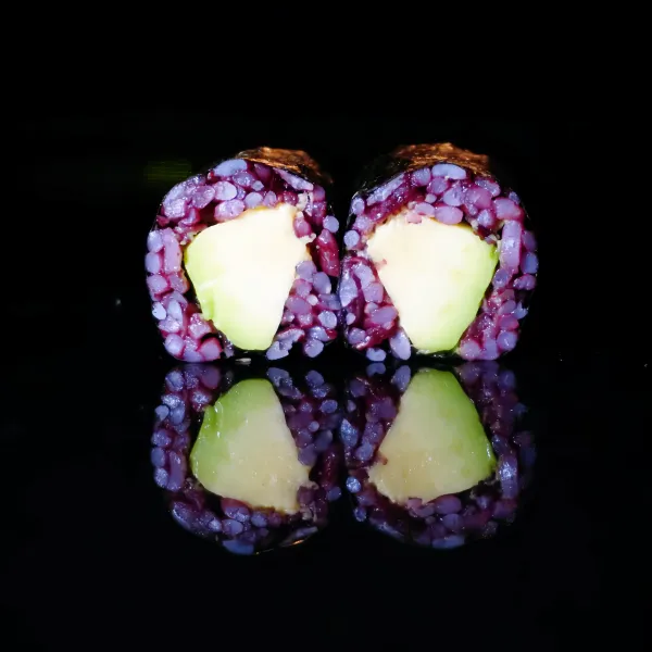 MAKI Arroz venere aguacate (6u)