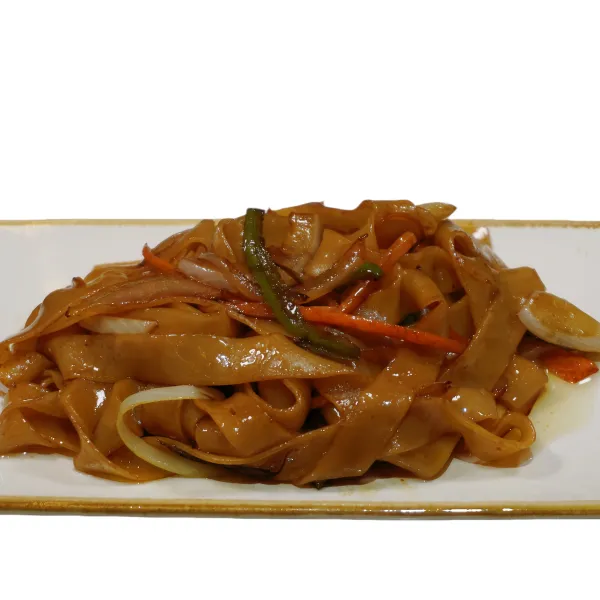 Tallarines arroz con verduras