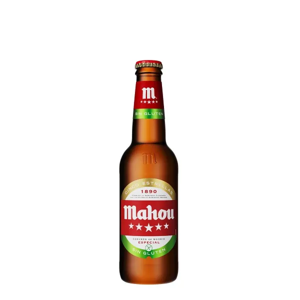 Mahou 5 estrellas sin gluten